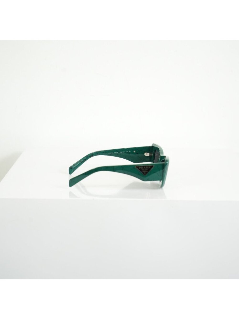 Prada SPR 13Z Green Marble Acetate Finish Sunglasses FULL SET - Picture 9 of 11